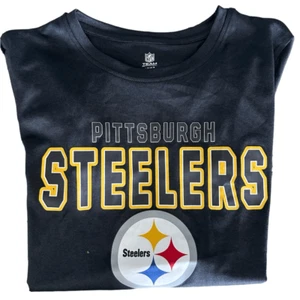 NWOT - Unisex Black Short Sleeve Graphic Tee - Pittsburgh Steelers - Size 10/12 - Picture 1 of 4