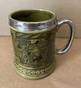 Green Princess House Exclusive Fine Earthenware Mug Stein Made in England - Picture 1 of 12