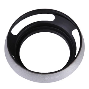 Metal 40.5mm Aluminium Curved Vented Lens Hood for Leica 40.5 Screw Camera Lens - Picture 1 of 4