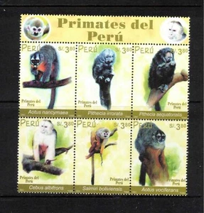 PERU - 2002 Monkeys - Primates #1338  - VF MNH - Picture 1 of 1