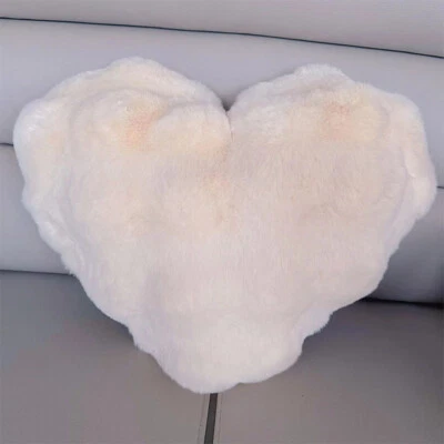 Funda Cojín Corazón Felpa Acogedora y Linda Funda de Almohada Regalo San Valentín Suave Foto 1 de 4