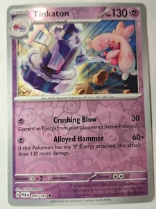 Tinkaton 085/182 Sv04: Paradox Rift Pokemon Reverse Holo Foil Nice! - Picture 1 of 3