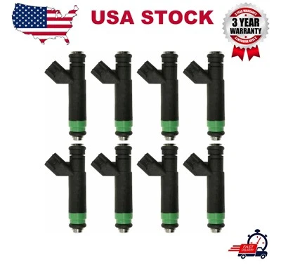 8 piezas inyectores de combustible aptos para Jeep Grand Cherokee 4,7 L V8 2001-2007 Dodge Durango Foto 1 de 4