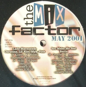  3LW / EVE / PLUMMET "THE MIX FACTOR MAY 2001" VINYL 2X 12" COMPILATION *SEALED* - Picture 1 of 2