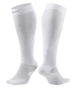 Nike Spark Mens 14-16 Running OTC Compression Knee High Socks White DB5471-100 - Picture 1 of 1