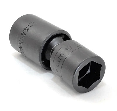 Snap-On IPL22C-SAE 11/16", 1/2" drive 6-point Shallow Swivel Impact socket NOS - Image 1 of 4