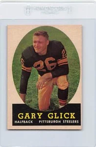 1958 Topps #19 Gary Glick Steelers EX/MT *1757 - Picture 1 of 2