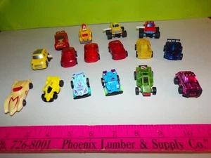 PLASTIC PULL-BACK & GO CARS SPEED RACER SOME WIND-UP CRAWLERS & MORE SAME SIZE - Picture 1 of 7