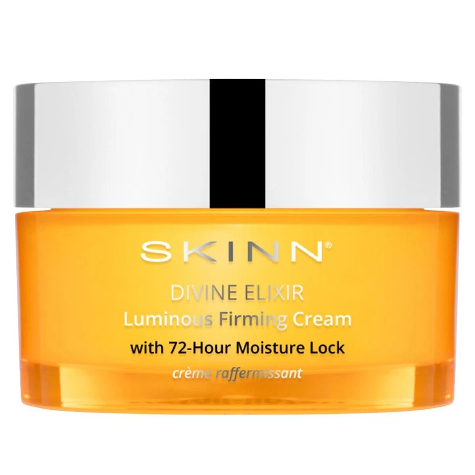 Creme Firmador Luminoso SKINN Divine Elixir 3,4 oz Super Tamanho Novo Na Caixa MSRP $90,00 - Imagem 1 de 1