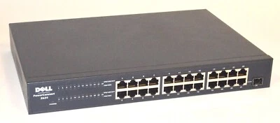 Dell PowerConnect 2624 24 Port, 10/100/1000 Switch with 1 SFP Port *Used* 0H3636 - Image 1 of 4