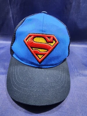 Gorra de béisbol Super Man azul juvenil con cierre a presión Foto 1 de 4