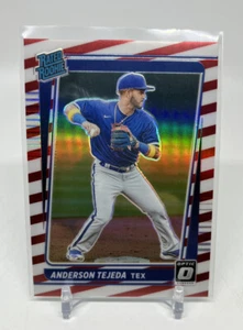 2021 Panini Donruss Optic Anderson Tejeda RC #84 Freedom Prizm /45 - Picture 1 of 2