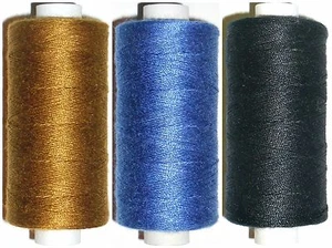 HILO DE REPARACIÓN JEAN DE ALTA CALIDAD 45, POLIETILENO / ALGODÓN, CARRETE DE 200 MTR, VARIOS COLORES - Imagen 1 de 4