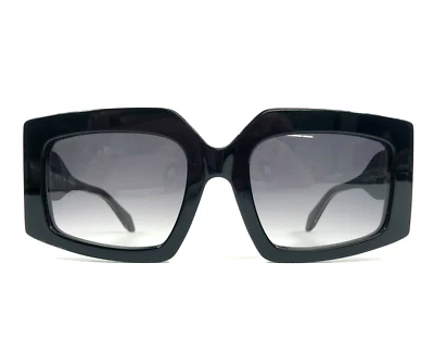 Gafas de sol Just Cavalli SJC020K COL.700V gruesas negras doradas gris mariposa lentes Foto 1 de 4