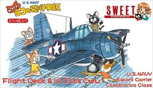 ¡Dulce 1/144 Marina de los Estados Unidos lindo! Gato's Flying Deck Cat 14 con plástico 14138 - Imagen 1 de 1