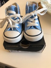 infant baby blue converse