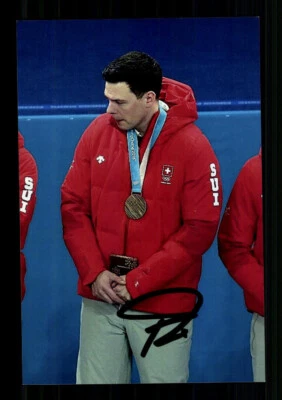 Claudio Pätz Foto Original Signiert Curling + A 239130 - Bild 1 von 2