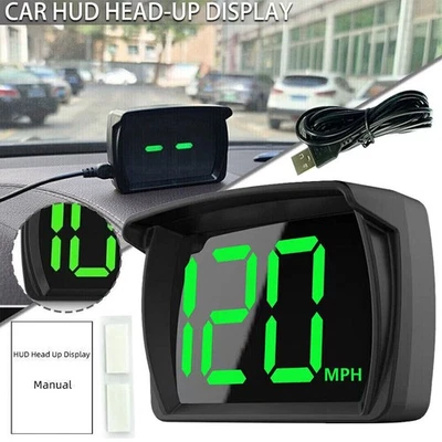 Digital GPS Speedometer Car HUD Real-Time MPH Display for Car Truck SUV Motorcyc - Image 1 of 4