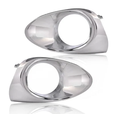 Fog Light Lamp Chrome Bezel LH RH Kit Pair Fit For Lexus RX450h RX350 SUV - Image 1 of 4