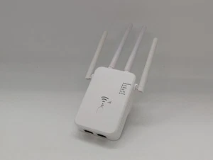 AC1200M dual-band WiFi range extender signal booster repeater 2.4G/5G 1200 Mbps - Afbeelding 1 van 11