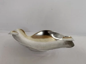 VTG MCM Sterling Silver Modernist Ashtray Art Deco Style Signed Mexico 70 gm - Picture 1 of 17