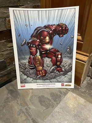 LEGO Hulkbuster: Ultron Edition Iron Man VIP Exclusive Promo Print By Ron Lim - Image 1 of 4