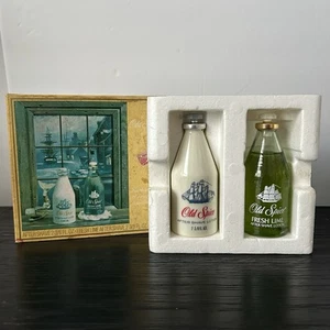 VTG & RARE Old Spice Boxed Set After Shave & LIME After Shave London/Paris w/Box - Picture 1 of 9