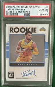 2016 Panini Donruss Optic JAMAL MURRAY Rookie Signatures PSA 10 - Picture 1 of 2