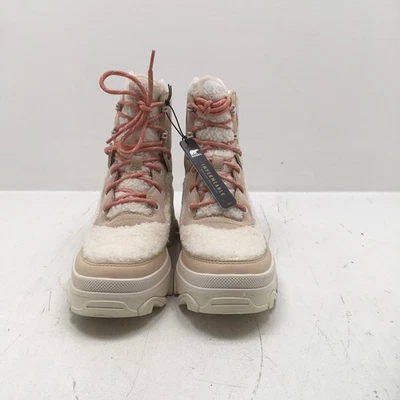 Bota impermeable Sorel Brex acogedora de encaje para mujer - Nova Sand, Sea Salt - talla 8, nueva en caja Foto 1 de 4