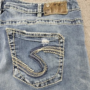 Silver Jeans Co. Jeans Damen Größe 22x29 Boyfriend Faded Distressed Whiskered - Bild 1 von 12