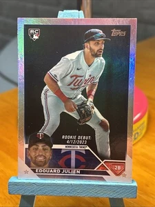 2023 Topps Update Silver Foil Edouard Julien # US46 Rookie Card RC Twins - Picture 1 of 12
