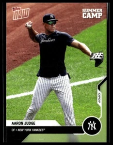2020 Topps Now Summer Camp OD-501 Aaron Judge New York Yankees RTOD - Picture 1 of 2