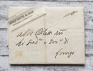 1793 Vicenza Lonigo Vorphila Republik Venedig Brief Italien Handschrift Taxkreis - Bild 1 von 5