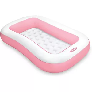 Intex 58423NP Bassin Gonflable - Rectangulaire (Rose,166x100x25cm) Piscine Fille - Photo 1/2