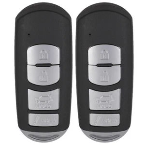 2x Remote Key Fob replacement Fit For Mazda CX-9 CX-5 2016 2017-2019 4 Buttons - Picture 1 of 11