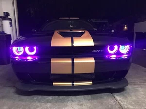 Se adapta a Dodge Challenger RGBW DRL 2015-2018 faro aplicación LED controlador Bluetooth - Imagen 1 de 10