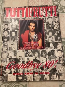 Tuttifrutti Litfiba Piero Pelù Goodbye 80's dieci anni di rock dicembre 1989 - Picture 1 of 4
