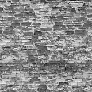 Vollmer 46055 HO Gauge Natural Grey Stone Wall Embossed Card Sheet - Picture 1 of 2