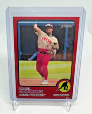 2022 Topps Heritage Minor League Adael Amador RC Red Border Parallel TRUE 1/1 SP