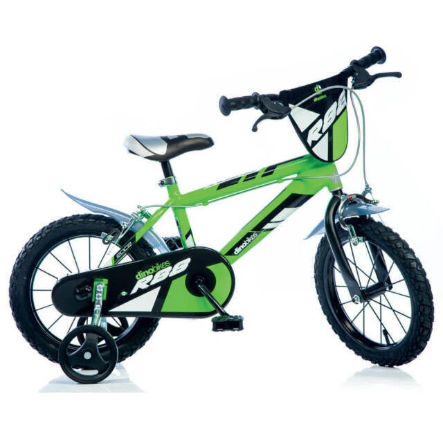 Dino Bikes Serie Mtb Boy 14" Bicicletta per Bambino - Verde (414U-R88)