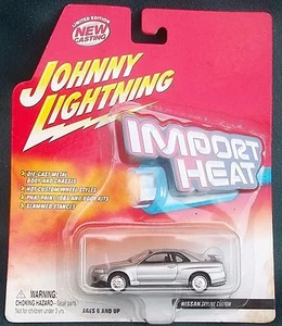 Nissan Skyline Custom Silver Johnny Lightning Import Heat 1/64 Scale Diecast - Picture 1 of 1