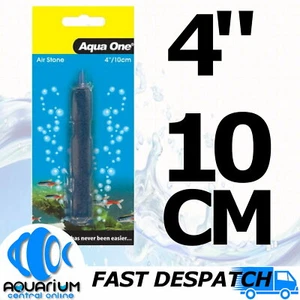 Aqua One Aquarium Air Stone 4 inch 10cm Airstone Bubble Bar Wall Aeration - Picture 1 of 2