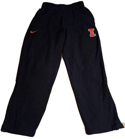 Nike Dri-Fit University of Illinois Fighting Illini Athletic Pants Size Medium Cover