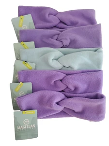 Lot of 5 Magellan Outdoors Girls Stretch Twist Headband  Front Knot Recycled NWT - Picture 1 of 9