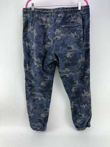 Psycho Bunny Mens Blue Camo Tapered Sweatpants Size L - Picture 1 of 7