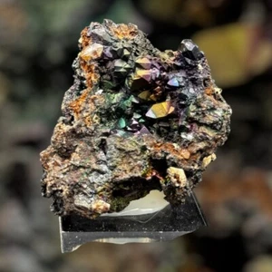 GOETHITA SOBRE CUARZO - San Valentin, La Unión SPAIN MINERAL 4x3x3cms B18 - Imagen 1 de 7