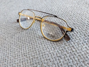 JF Rey Square Eyeglasses Frame Model JF2800 Color 0050 Black  & Yellow 46-24 - Picture 1 of 5