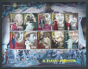 2005 SAN MARINO FOGLIETTO IL TEATRO DI RIVISTA MNH ** - Imagen 1 de 1