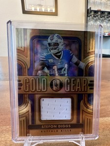 2023 Stefon Diggs Gold Standard Gold Gear Patch /299 No. GG-SD Buffalo Bills WR