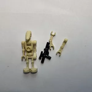 Lego Star Wars Battle Droid con un brazo recto minifigura SW001C de 75042 - Imagen 1 de 1